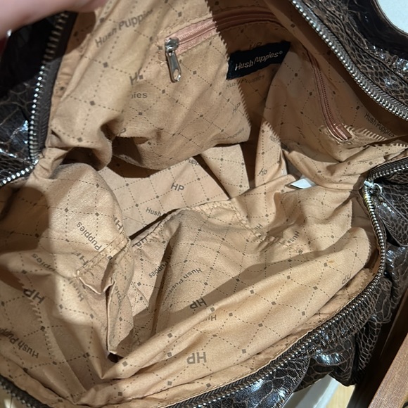 Ladies Brown Hush Puppies Bag - Picture 4 of 11